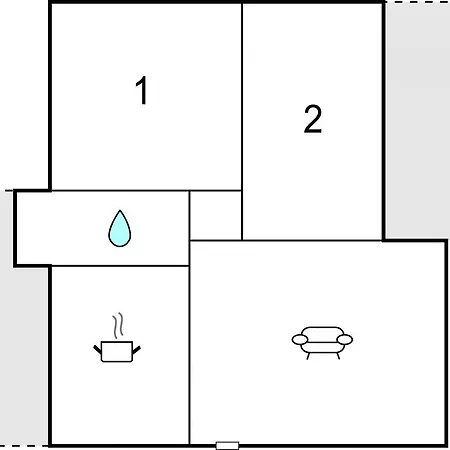Two-bedroom In -cn- * Boves